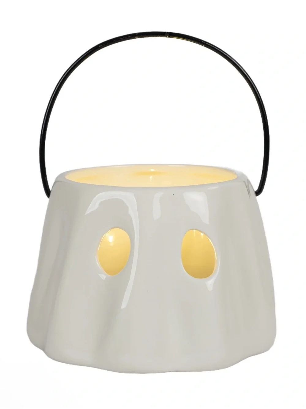 New My Texas House Light-Up Ceramic Ghost Lantern Decoration